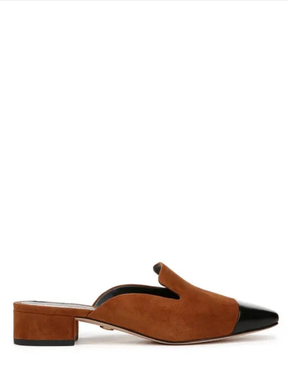 Veronica Beard Suede and Leather Cecile Cap Toe Mule Flats New! - Picture 3 of 10